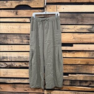 KICZOY Women Flowy‎ Pants Drawstring
Waist Wide Leg Palazzo Beach Pants Large